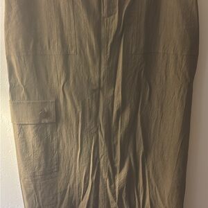 Tan Cargo skirt